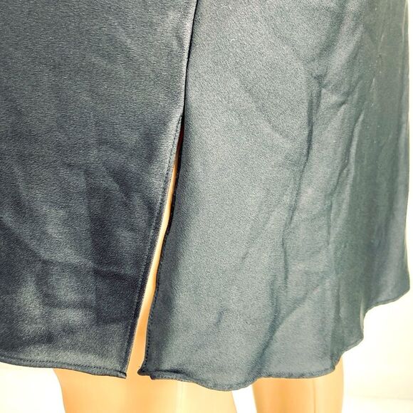 AllSaints Briony V-Neck Black Slip Dress 2-160/80A - Picture 9 of 13